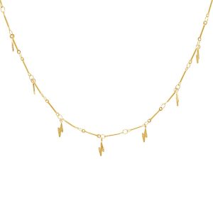 Collar MIRANDA Acero Dorado