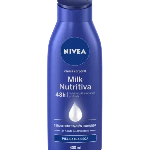 Nivea Crema Corporal Milk Nutritiva 5 en 1 – Cuidado Completo para Piel Extra Seca 400 ml