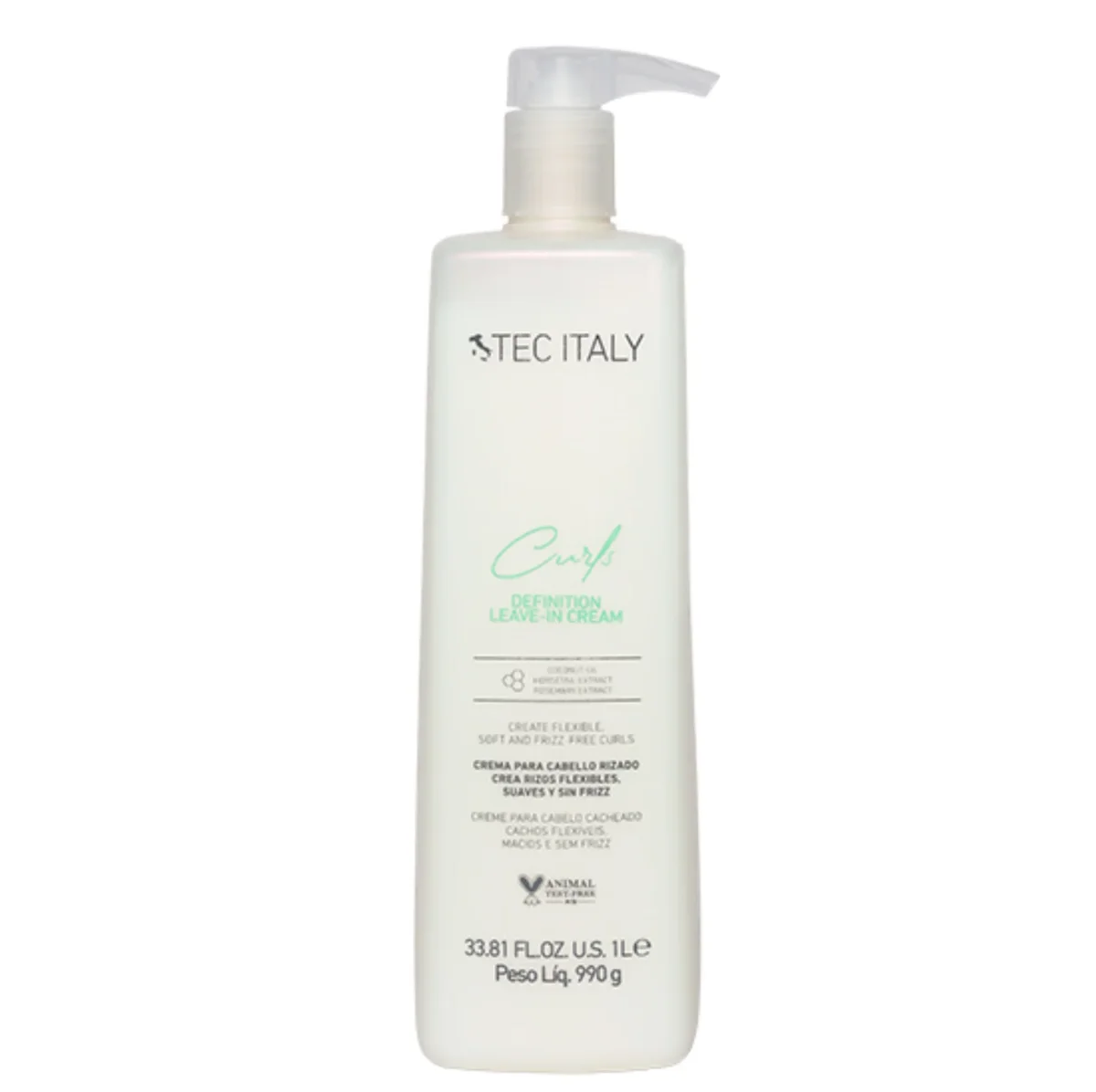 TEC ITALY Curls Definition Leave-In Cream – 1 Litro - Imagen 2