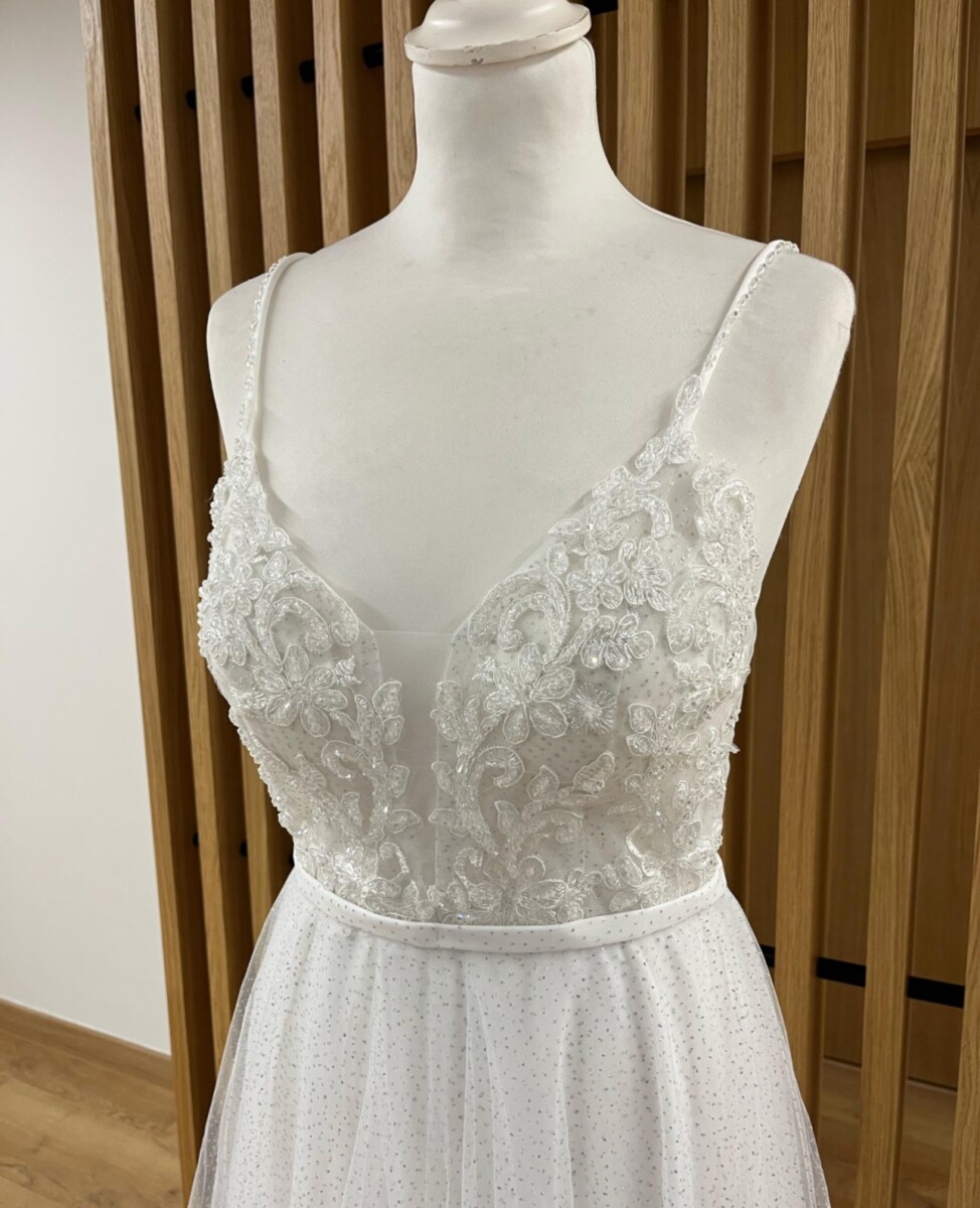 Vestido Princesa Encaje Novia - Imagen 3