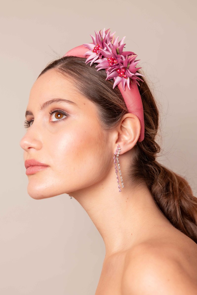 Diadema Constantina rosa - Imagen 4
