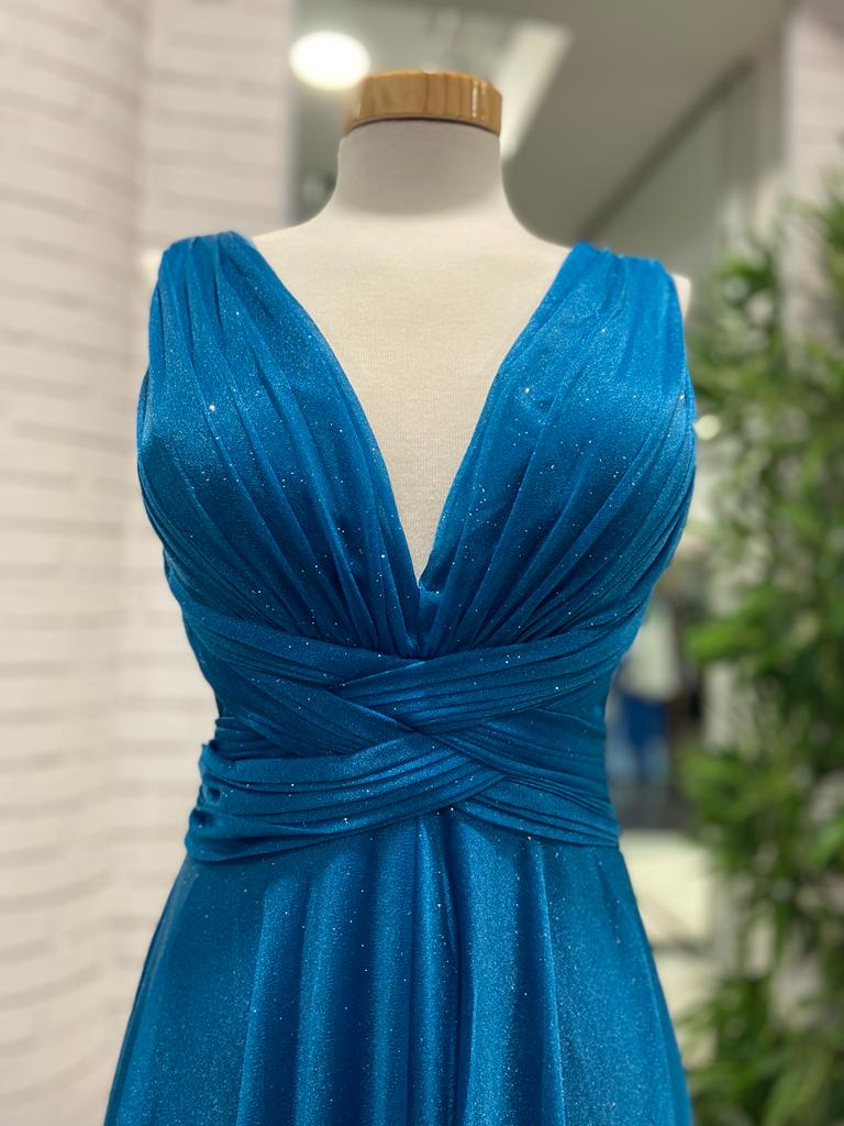 Vestido Dalia Escote Brillo
