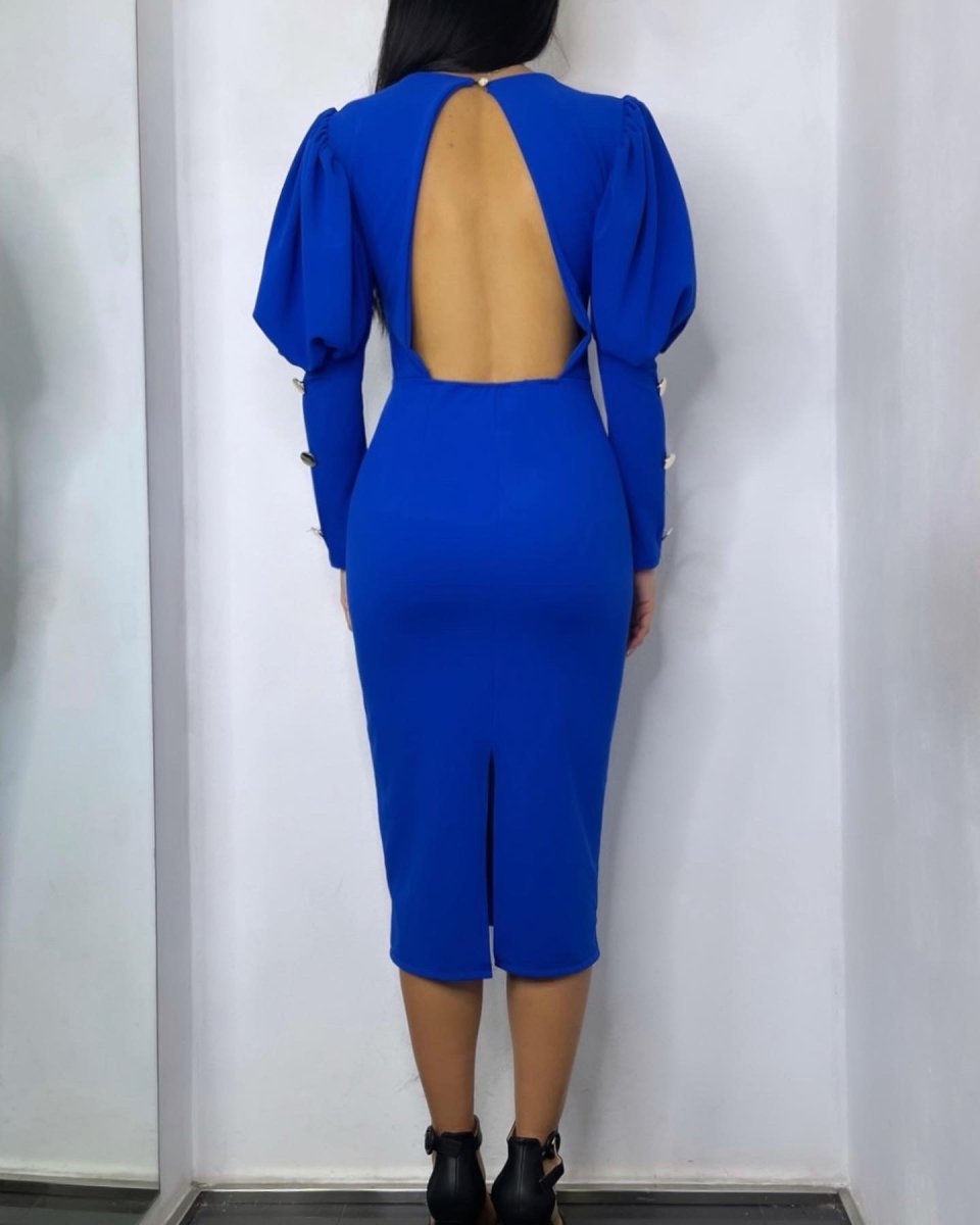 Vestido Midi Botones - Imagen 6