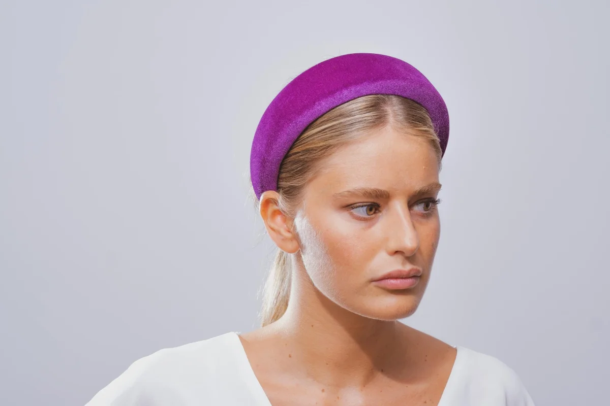 Diadema Roca plana morada