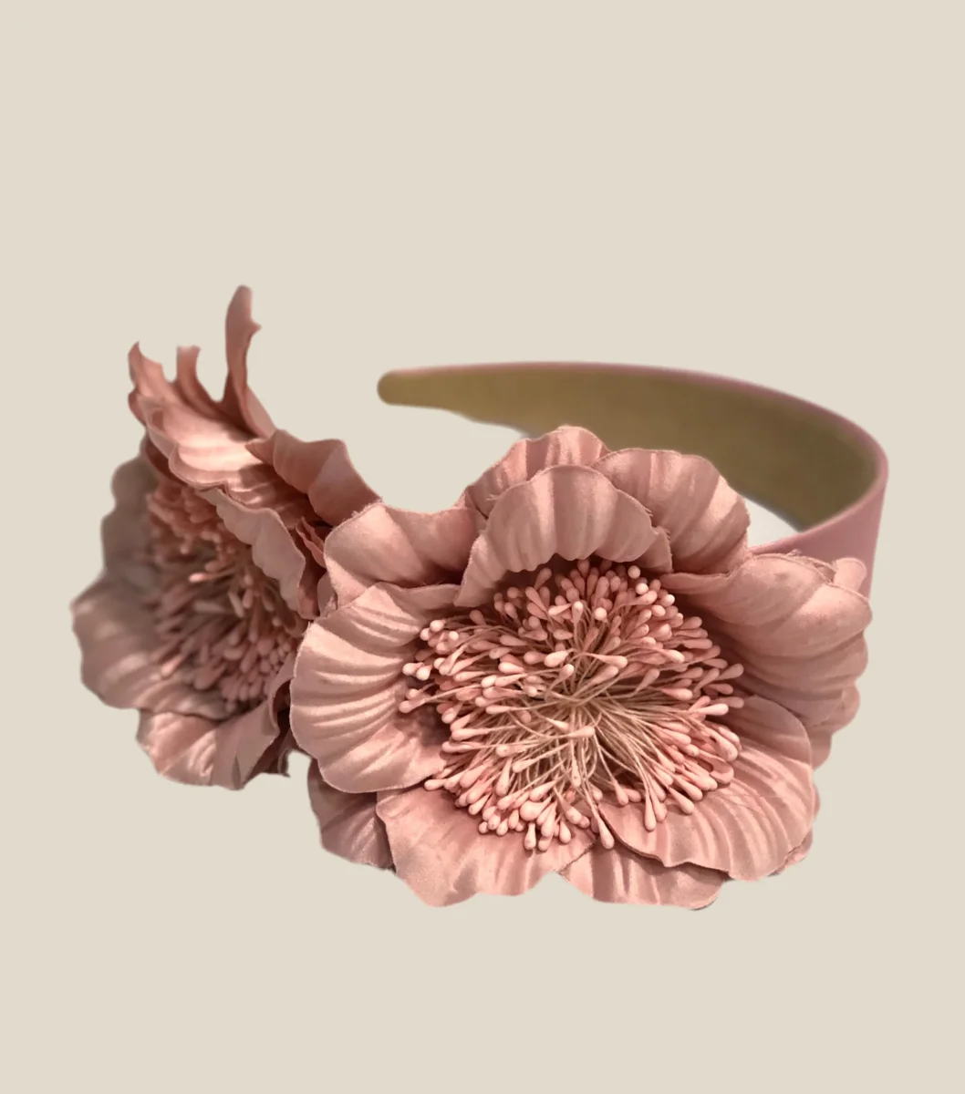 Diadema Chantal rosa - Imagen 2