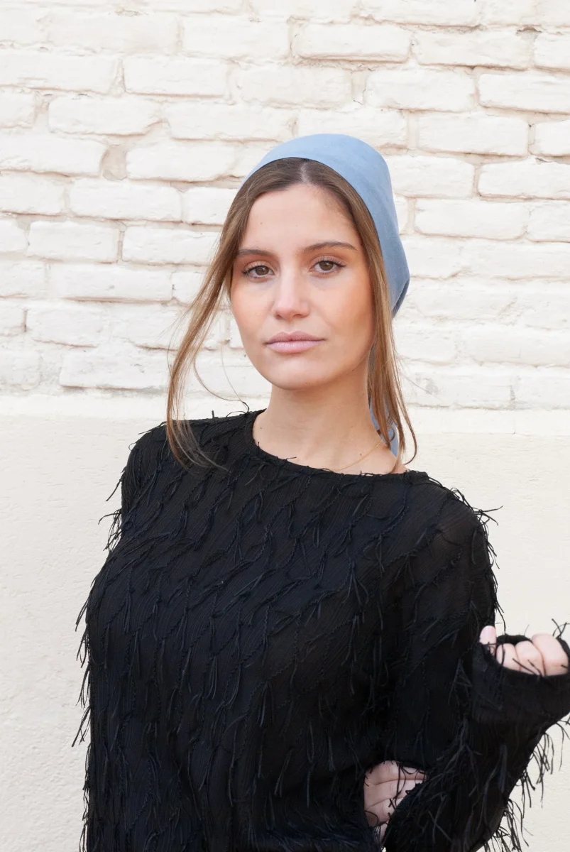Bandana Boho azul - Imagen 5