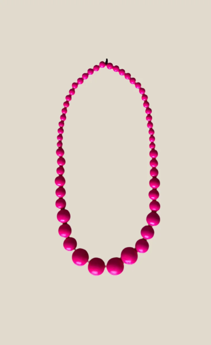 Collar África fucsia - Imagen 2