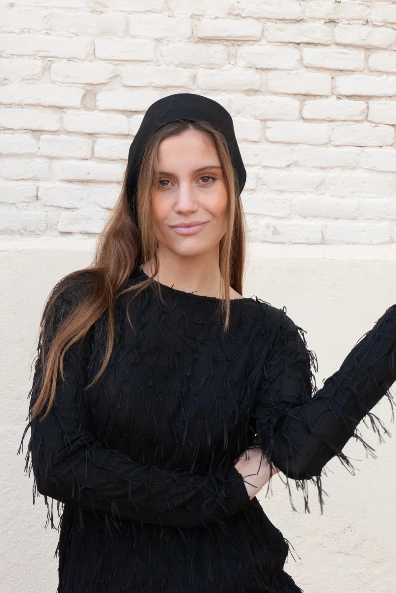 Bandana Boho negra - Imagen 4