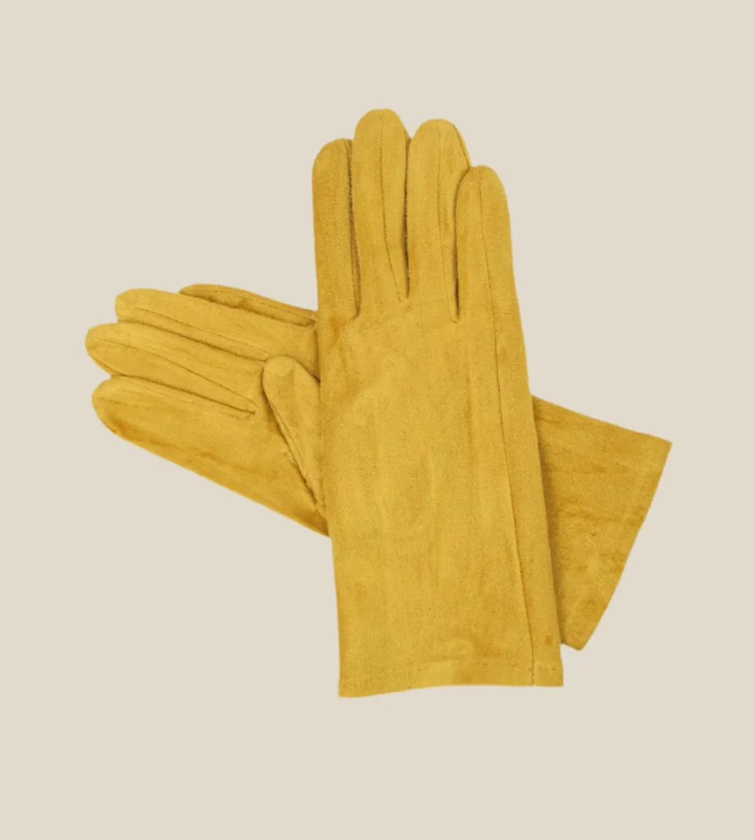 Guantes cortos Mostaza - Imagen 2