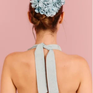 Tocado Athina mini azul