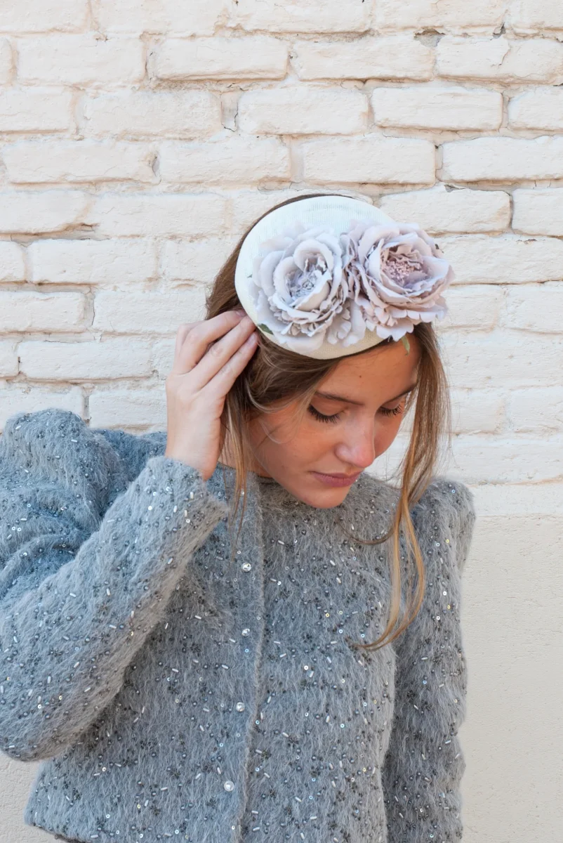 Tocado Ivy gris - Imagen 6