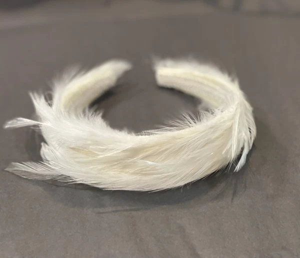Diadema Gallo blanca - Imagen 3