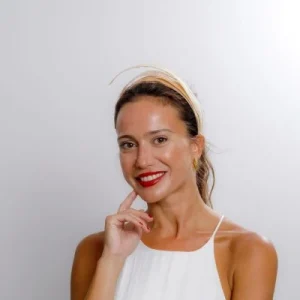 Diadema Palma beige