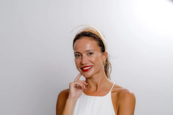 Diadema Palma beige - Imagen 2