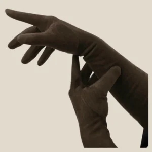 Guantes largos Chocolate