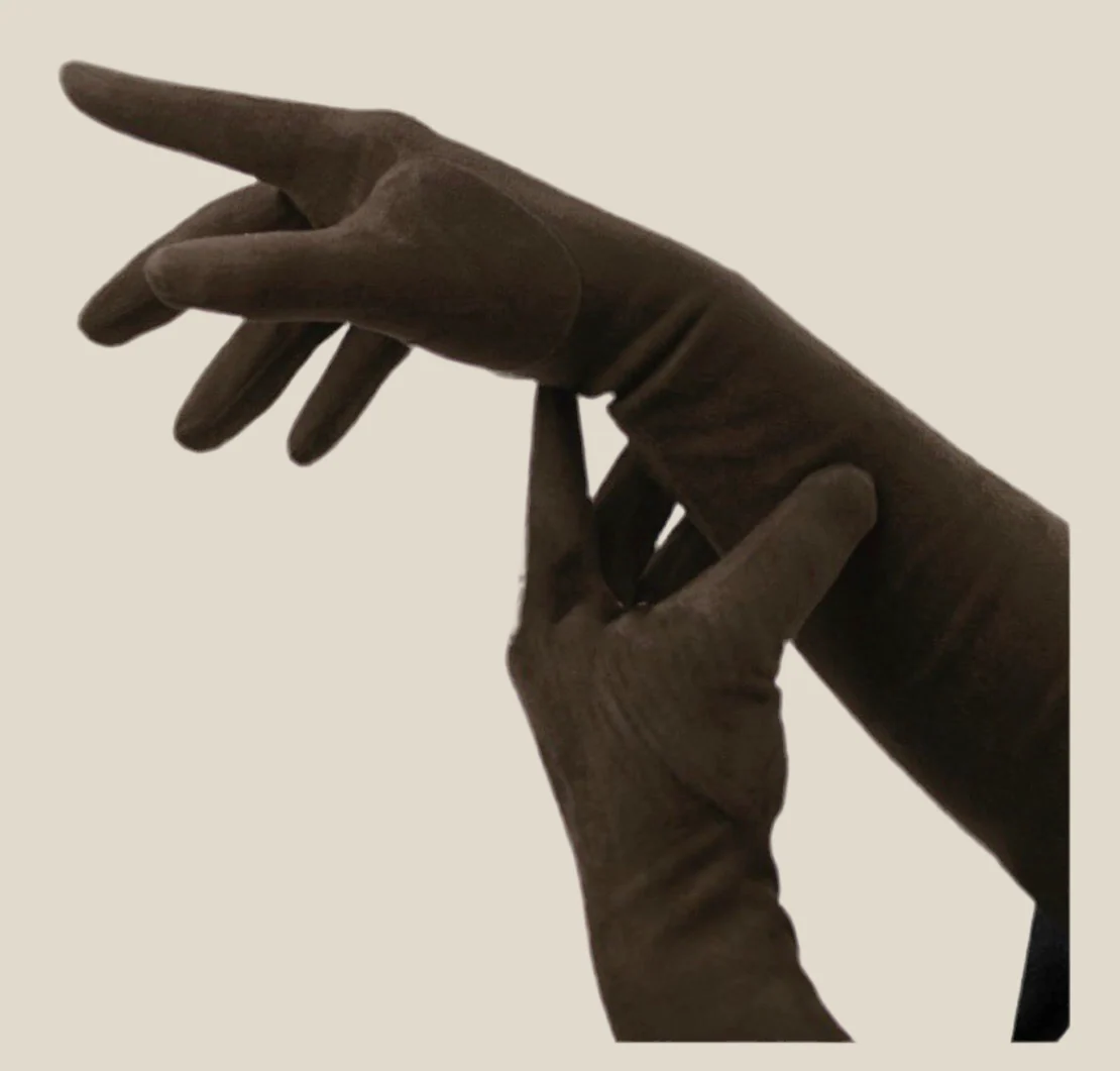 Guantes largos Chocolate - Imagen 2