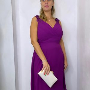 Vestido Curvy Pétalos Corto