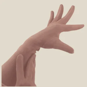 Guantes largos Nude