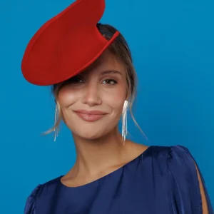 Tocado Hyphen rojo