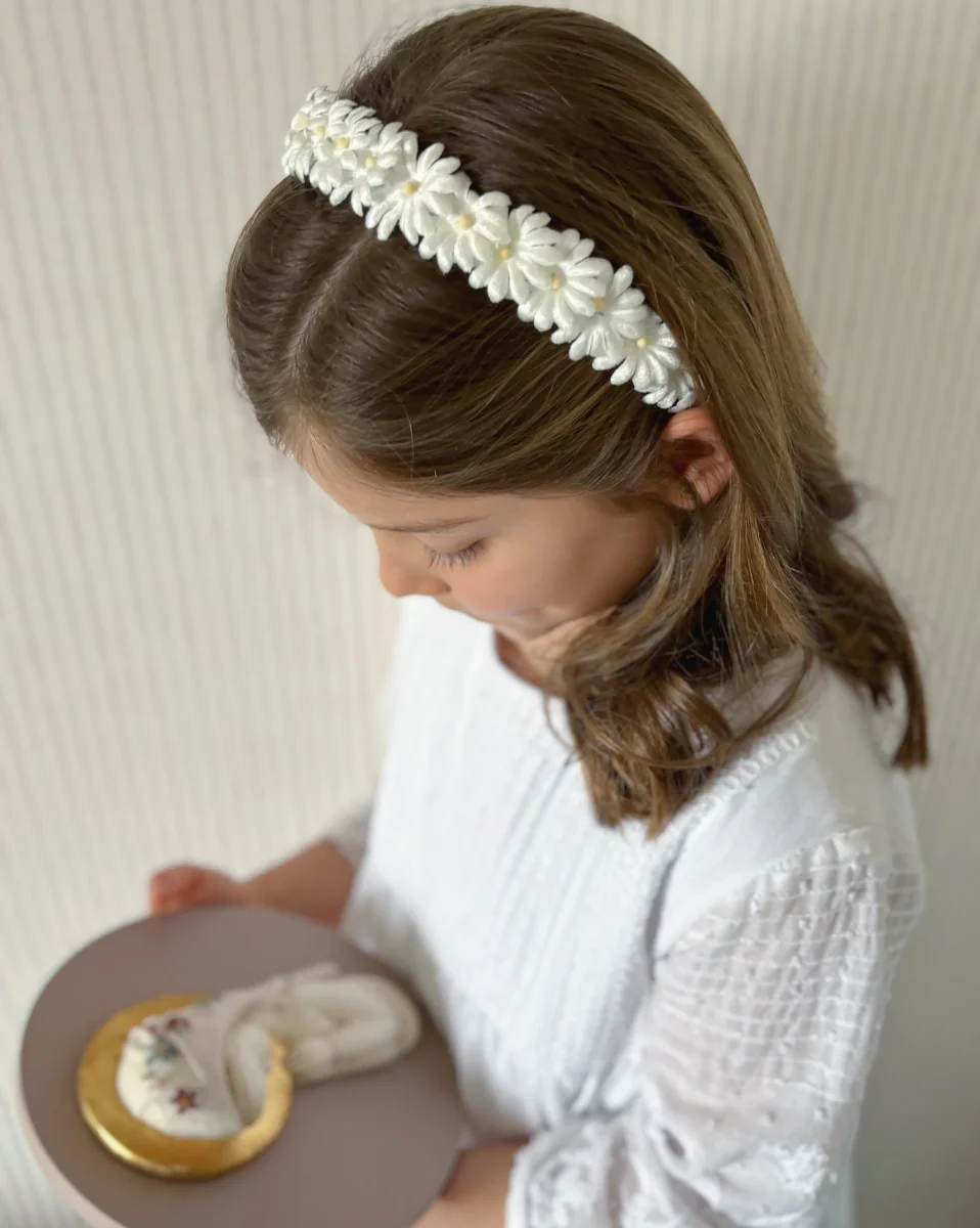 Diadema Chiribita blanca mini - Imagen 2
