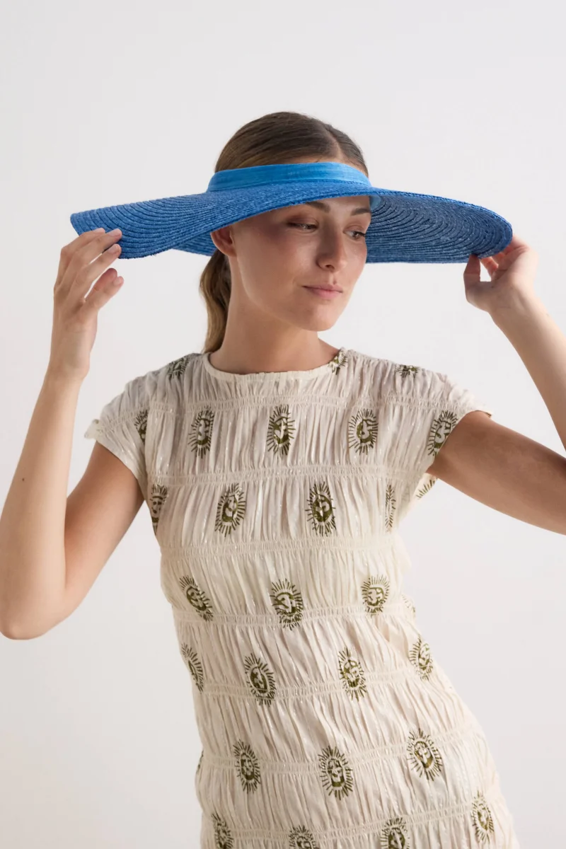Sombrero Ala azul klein - Imagen 3
