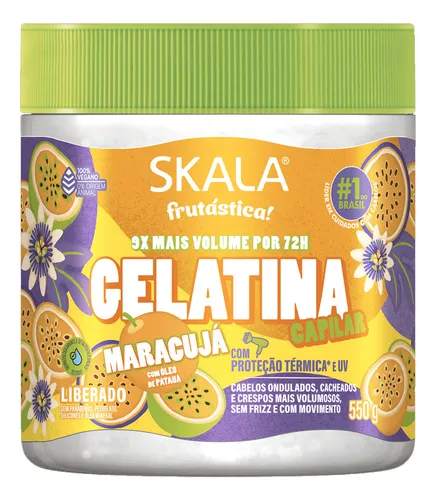 Skala Gelatina Maracujá – Protector Térmico y UV + Más Volumen