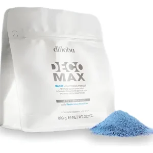 DIFIABA Deco Max Blue Lightening Powder – 800 g Polvo decolorante azul profesional para una aclaración intensa y uniforme