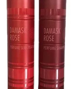 Damask Rose Shampoo & Semi Treatment – 250 ml | Hidratación, Suavidad y Brillo