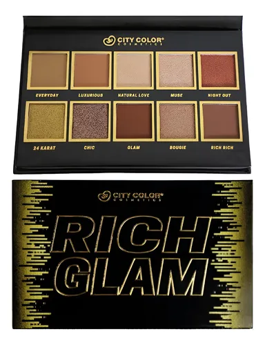 CITY COLOR Rich Glam Palette - Imagen 3