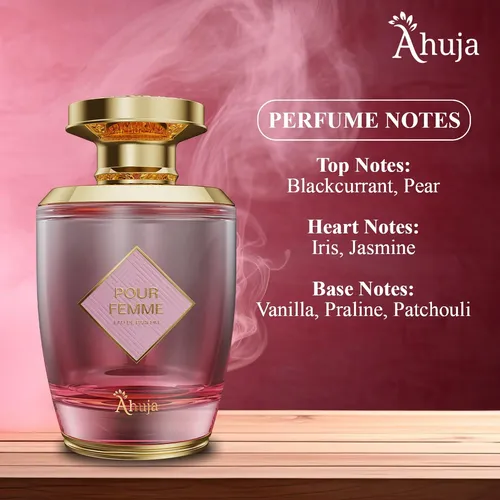 Ahuja Pour Femme – Perfume Árabe 100 ml Feminidad, elegancia y larga duración - Imagen 5