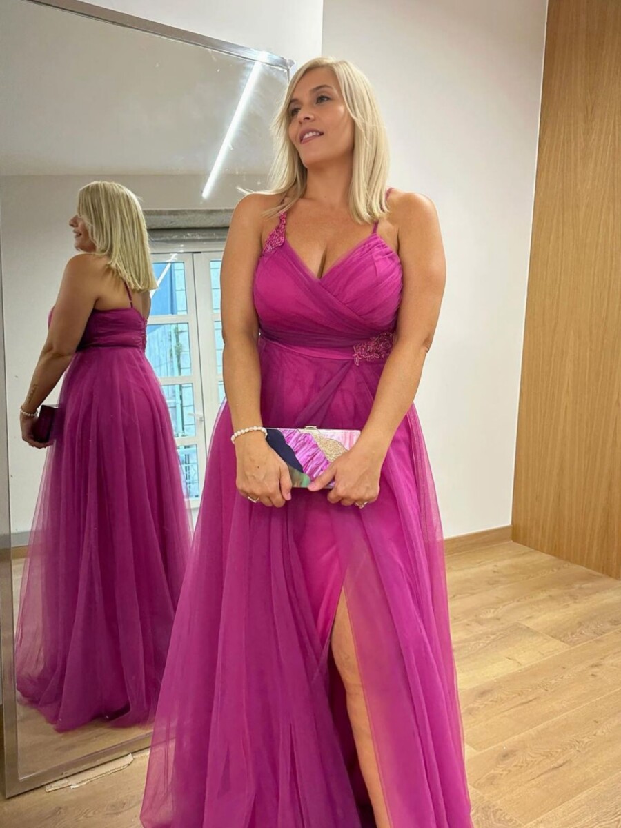 Vestido Tul Flores - Imagen 3