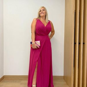 Vestido Escote Abertura Curvy