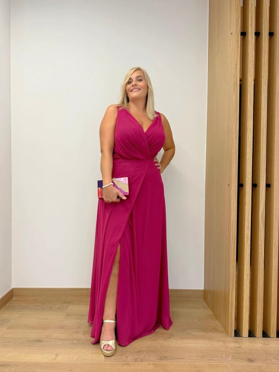 Vestido Escote Abertura Curvy - Imagen 2