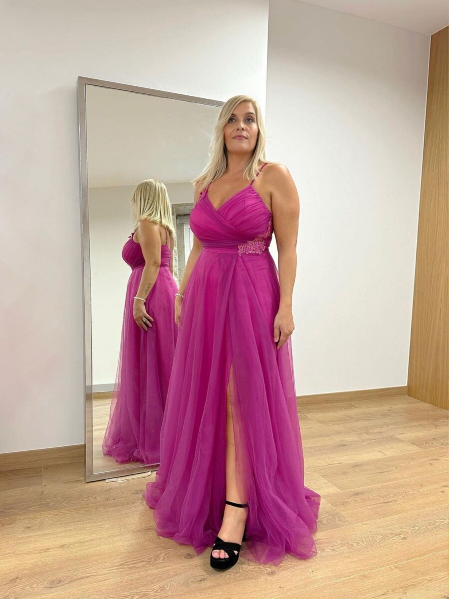 Vestido Tul Flores - Imagen 2