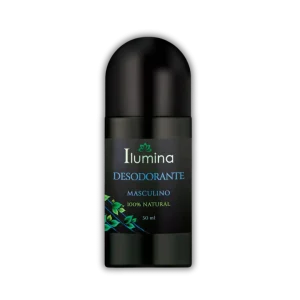 ILUMINA Desodorante Masculino 100% Natural  Protección efectiva con ingredientes naturales