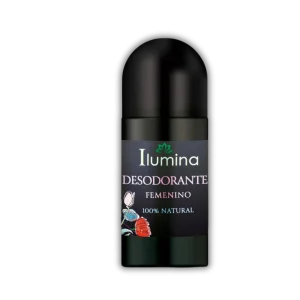 Ilumina Desodorante Femenino 100% Natural – 50 ml  Protección efectiva hasta por 48 horas