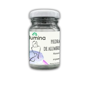 Ilumina Piedra de Alumbre Natural – 60 g  Desodorante natural, purificante y multiuso