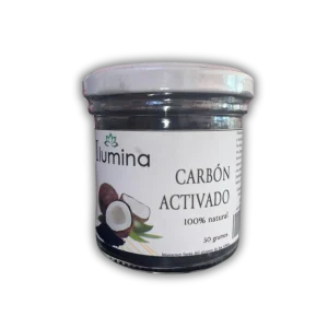 Ilumina Carbón Activado 100% Natural – Detox Multifuncional (50g)
