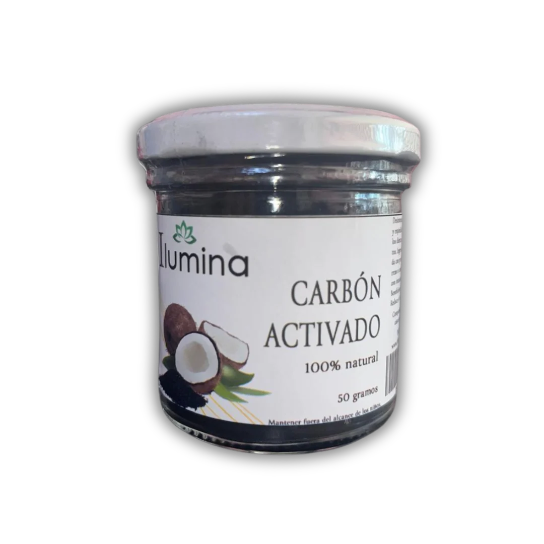 Ilumina Carbón Activado 100% Natural – Detox Multifuncional (50g)