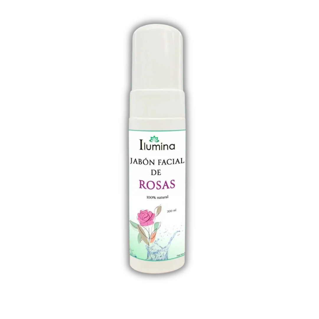lumina Jabón Facial de Rosas – Cuidado Antioxidante (200ml)