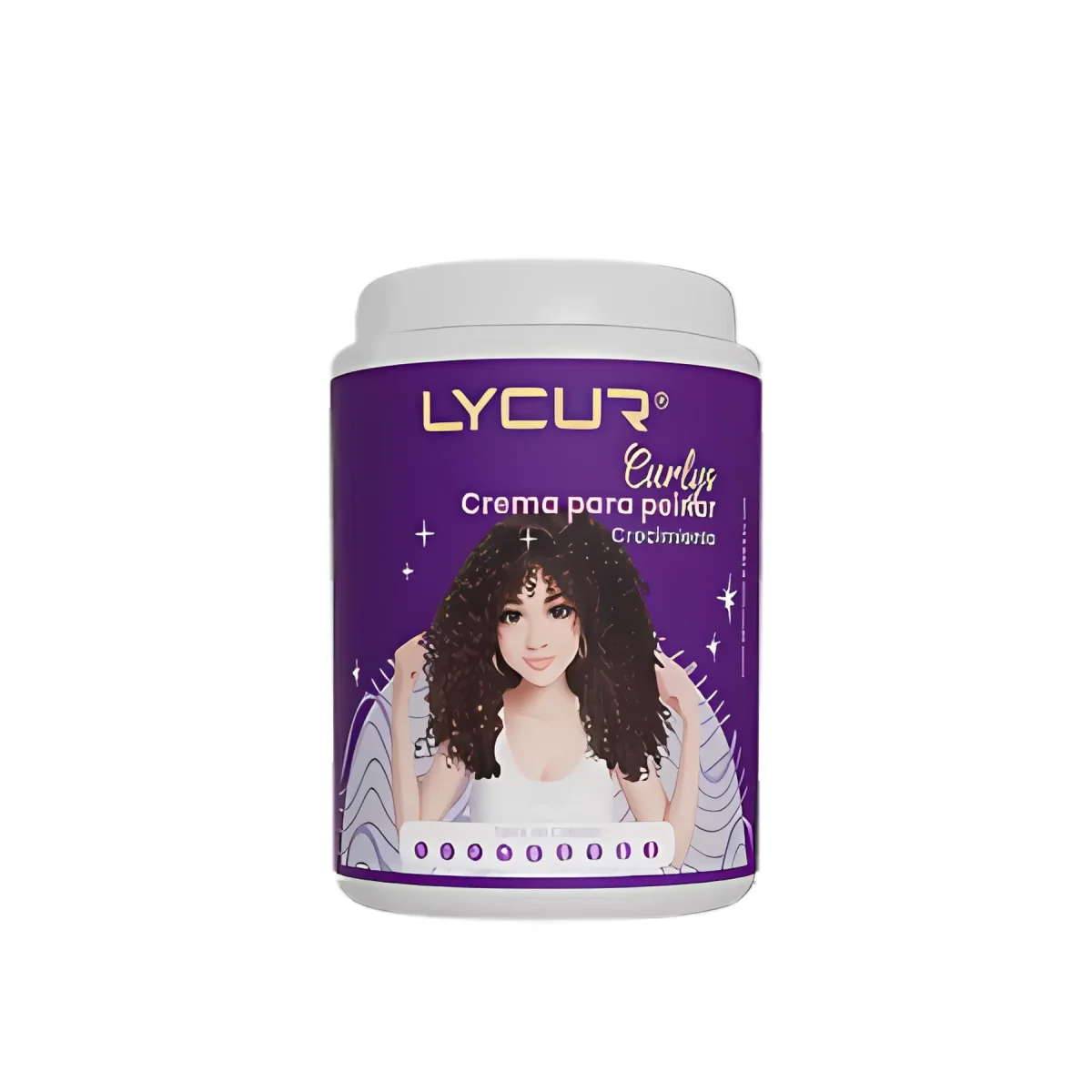 Lycur Crema de Crecimiento para Cabello Rizado y Afro 1kg - Imagen 2