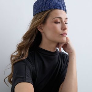 Casquete Celia azul marino