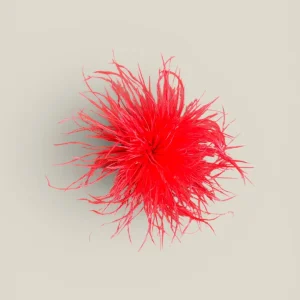 Tocado Pompón rojo