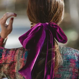 Lazo Ribbon buganvilla terciopelo