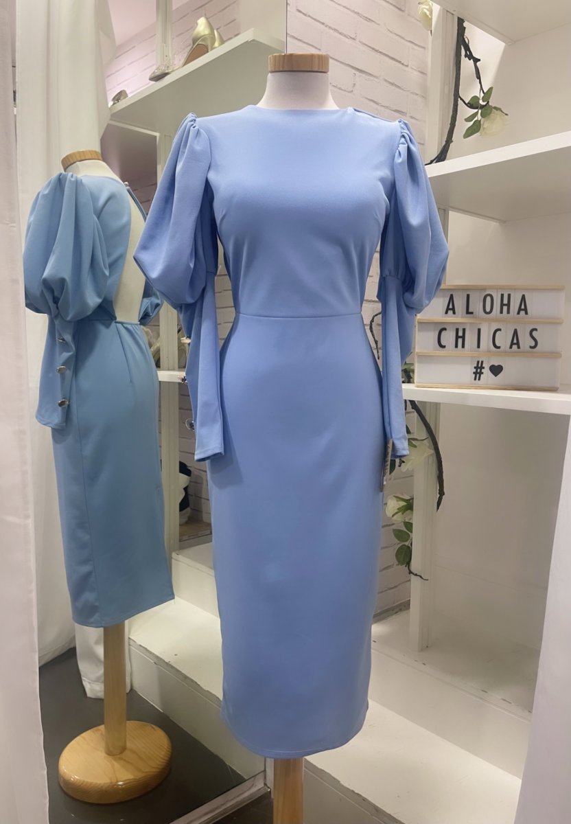 Vestido Midi Botones - Imagen 9