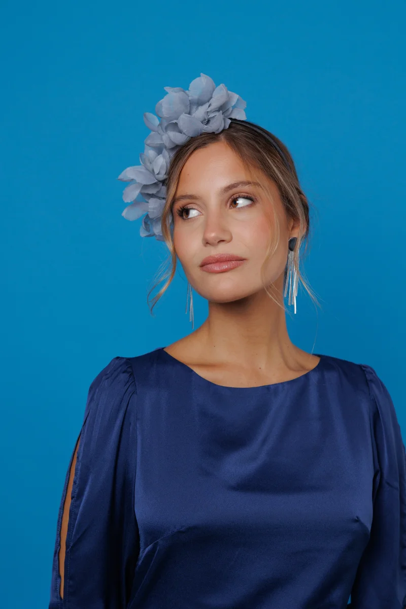 Diadema Halfpetalines gris - Imagen 2