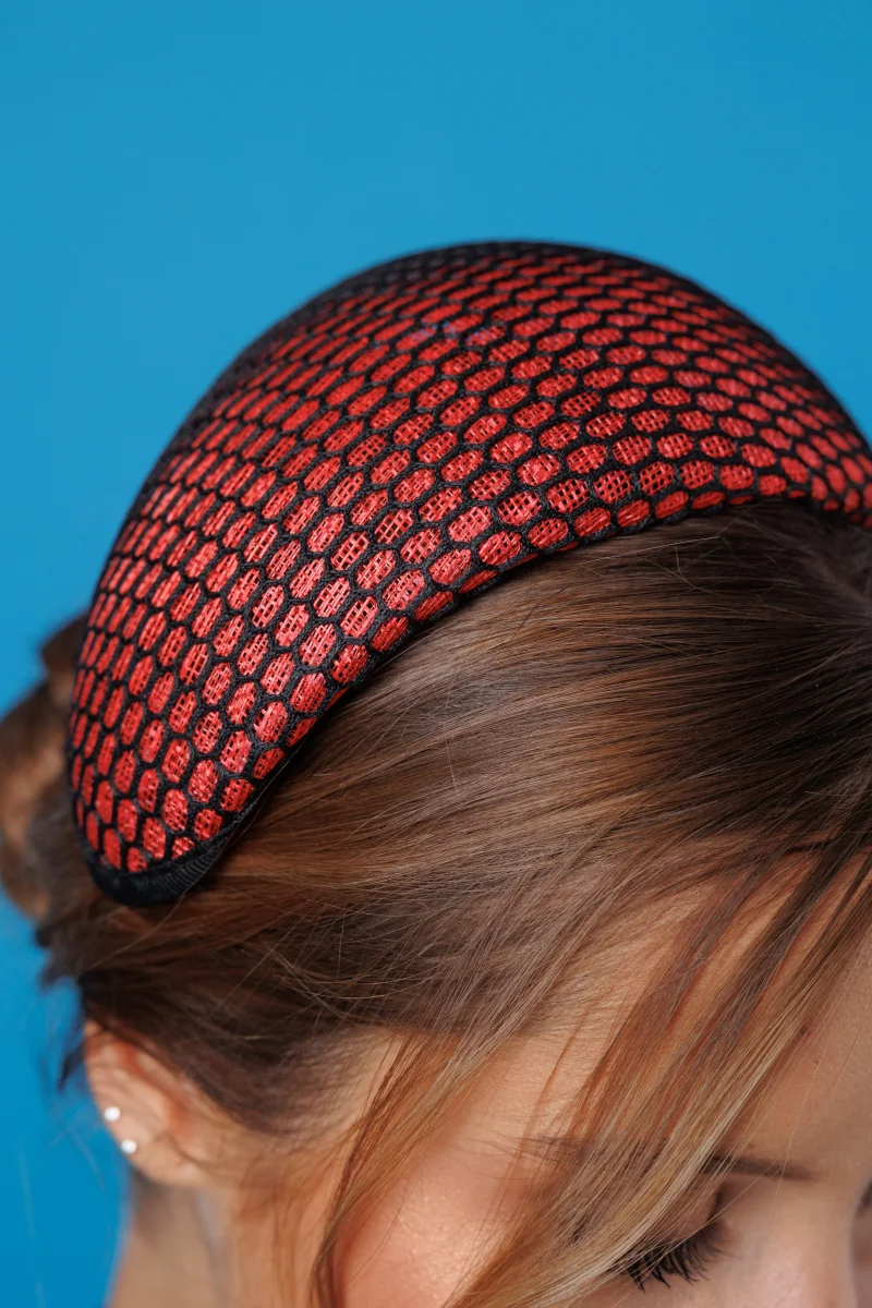 Diadema Oxford roja - Imagen 4