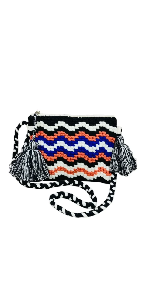 Bolso Bohol azul y naranja - Imagen 3
