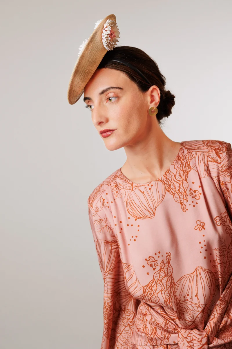 Tocado Berna beige - Imagen 3