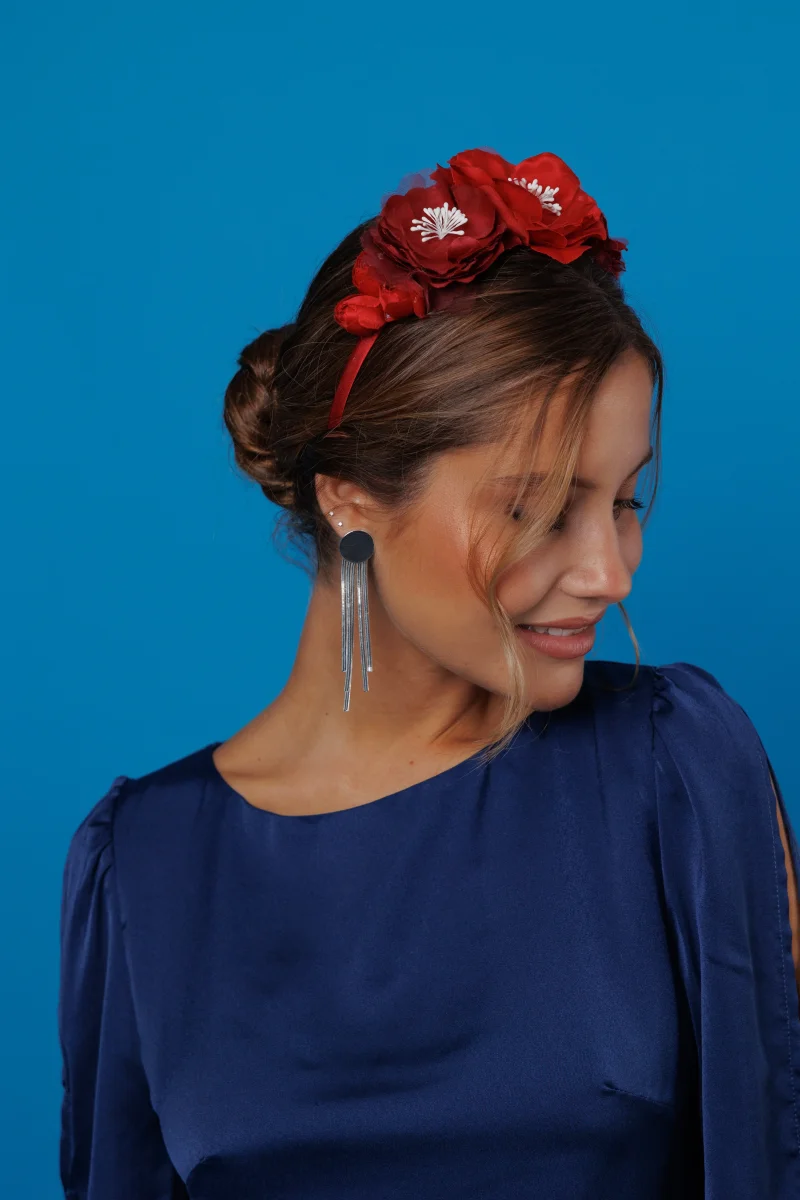 Diadema Alina roja - Imagen 5